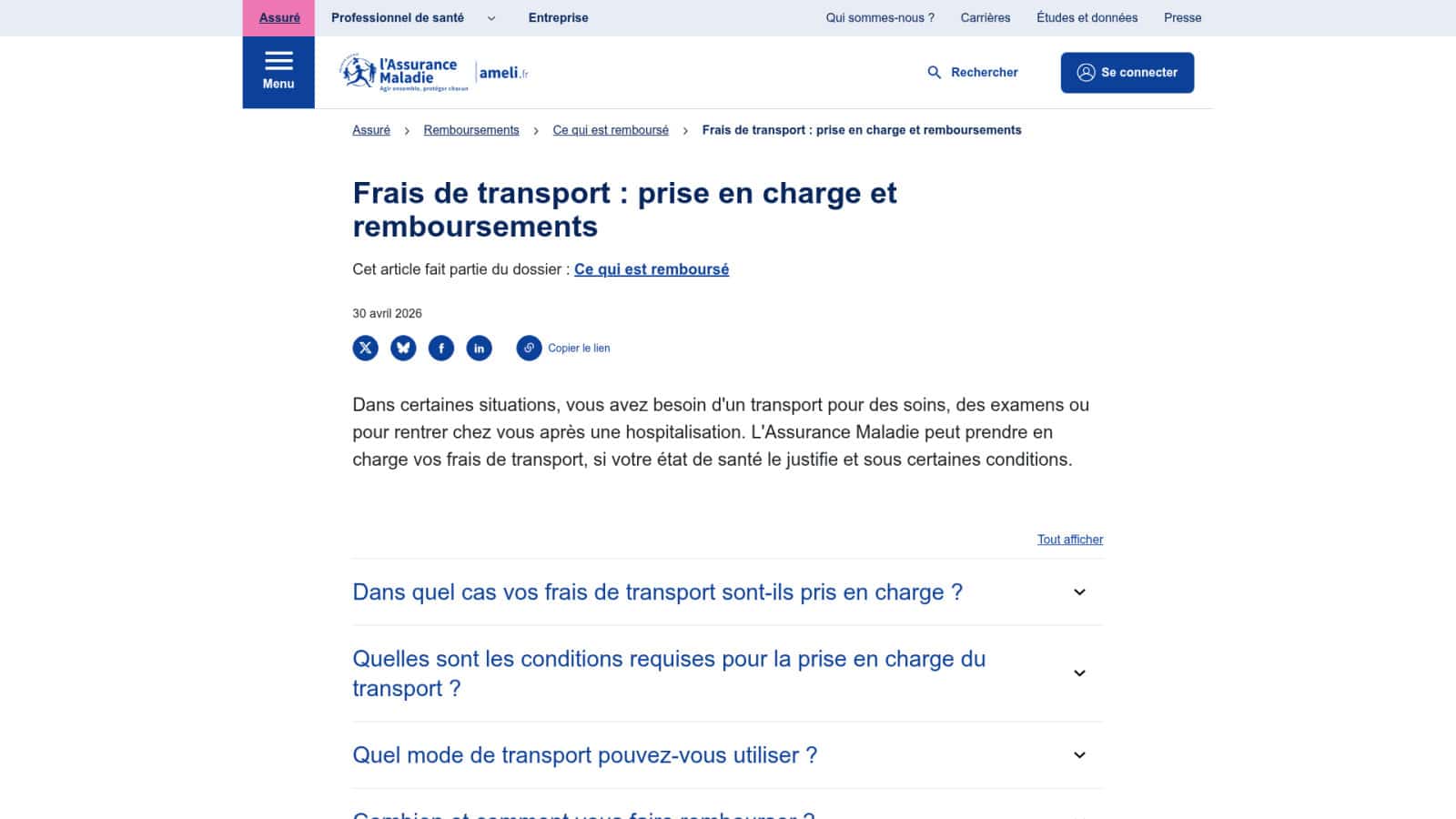 Quels critères de santé déclenchent vraiment le remboursement ? 🩺